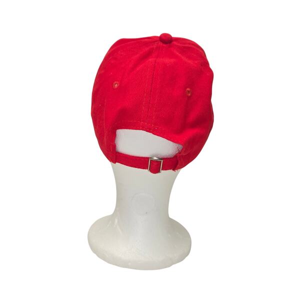 Bubba Gump Shrimp Co Red Adjustable Baseball Cap Embroidered Logo Adult Unisex - Picture 5 of 8